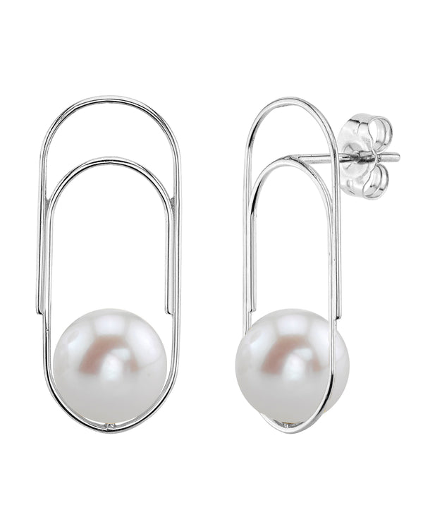 Freshwater Pearl Sabrina Drop Earrings - Pure Pearls