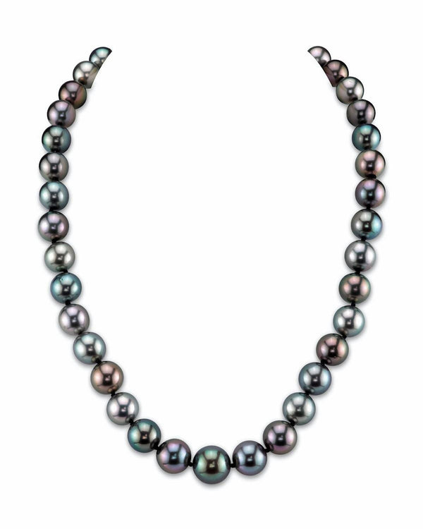 9-11mm Tahitian South Sea Multicolor Pearl Necklace - Pure Pearls