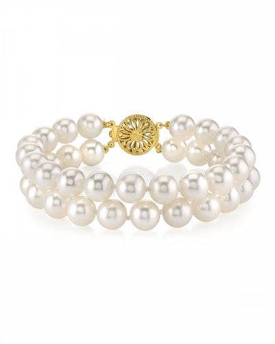 Freshwater Double Pearl Bracelet - Third Image