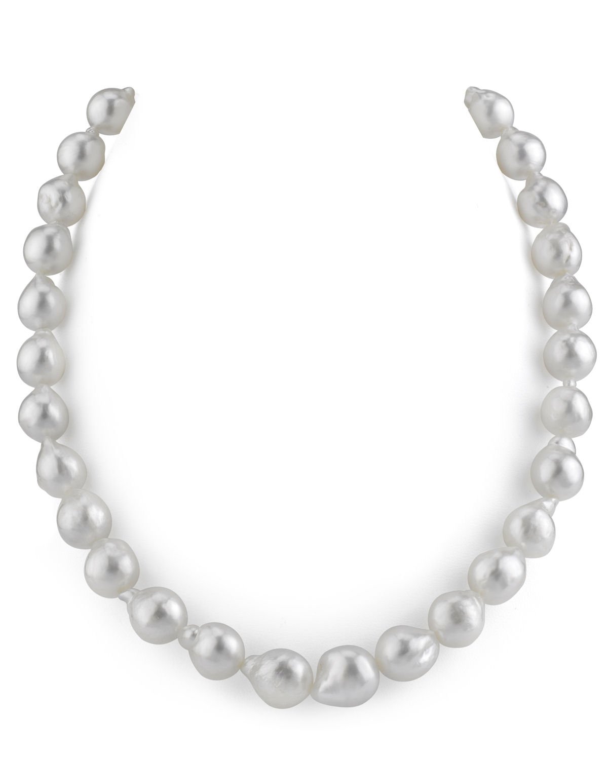 14-16mm Golden South Sea Pearl Necklace - AAAA Quality - Pure Pearls