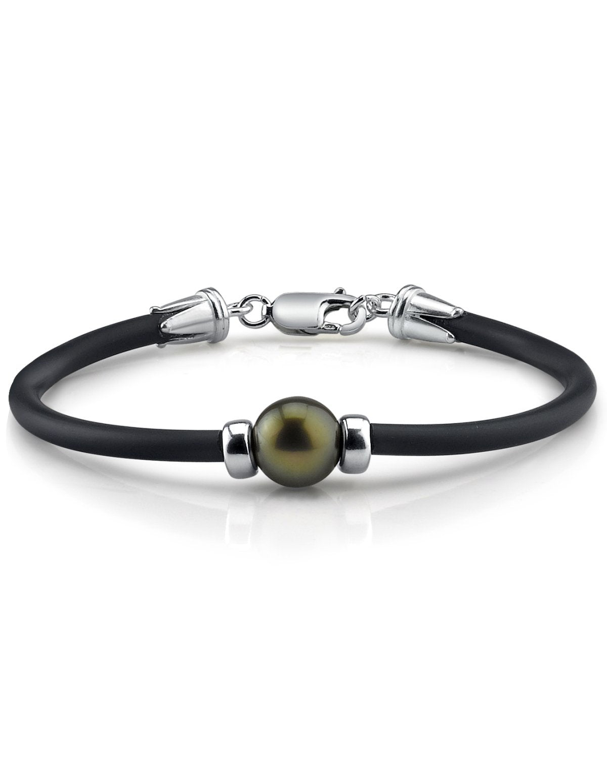 Pearl rubber store bracelet