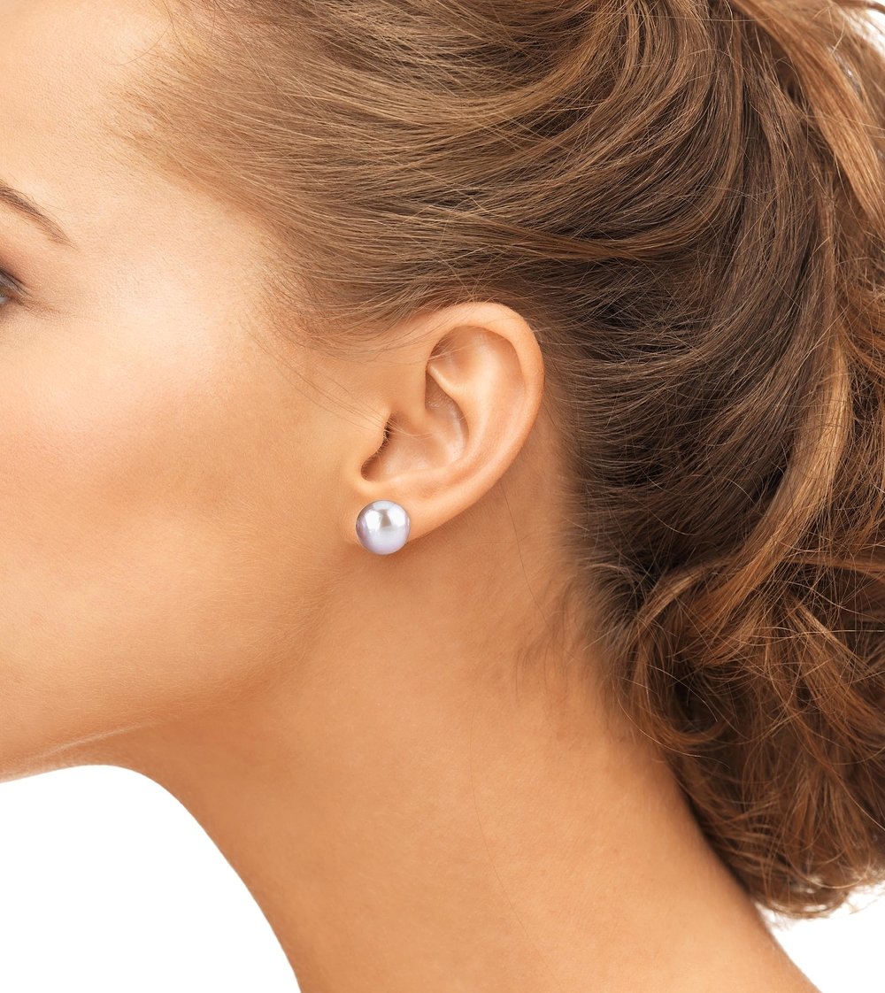Buy 12mm Freshwater Pearl Stud Earrings Online in India  Etsy