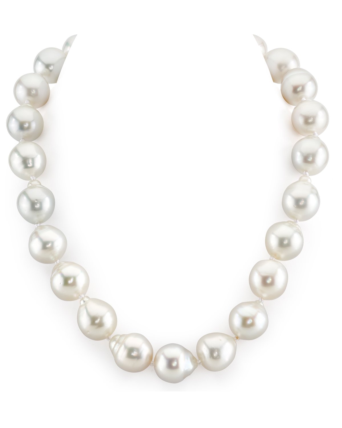 White Baroque Freshwater Pearl Strand - AAAA quality