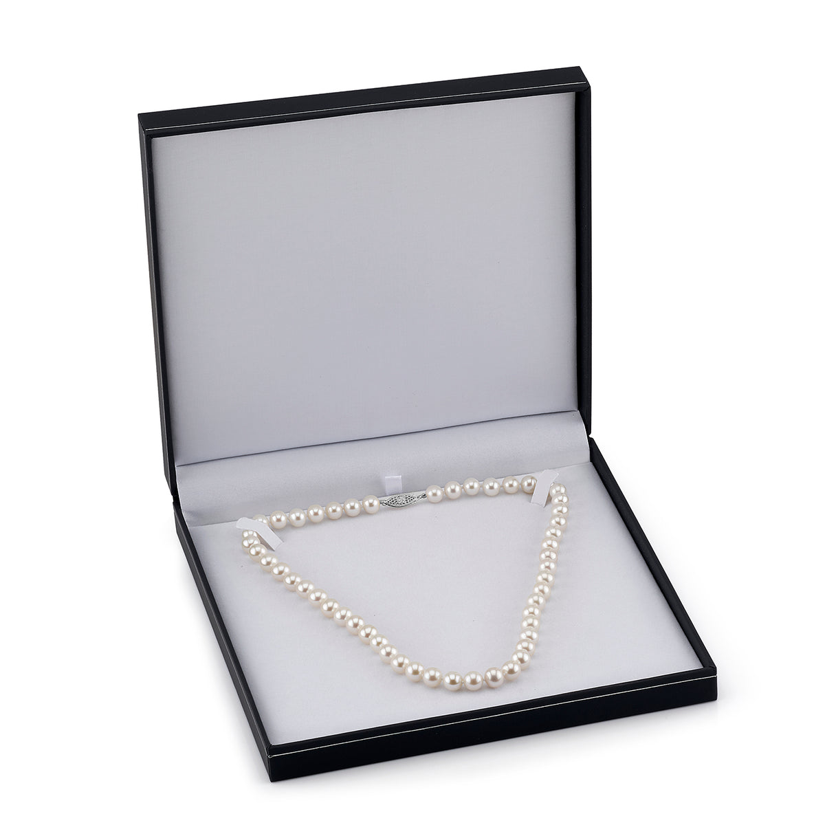 8 0 8 5mm White Freshwater Pearl Necklace Aaaa Quality Pure Pearls