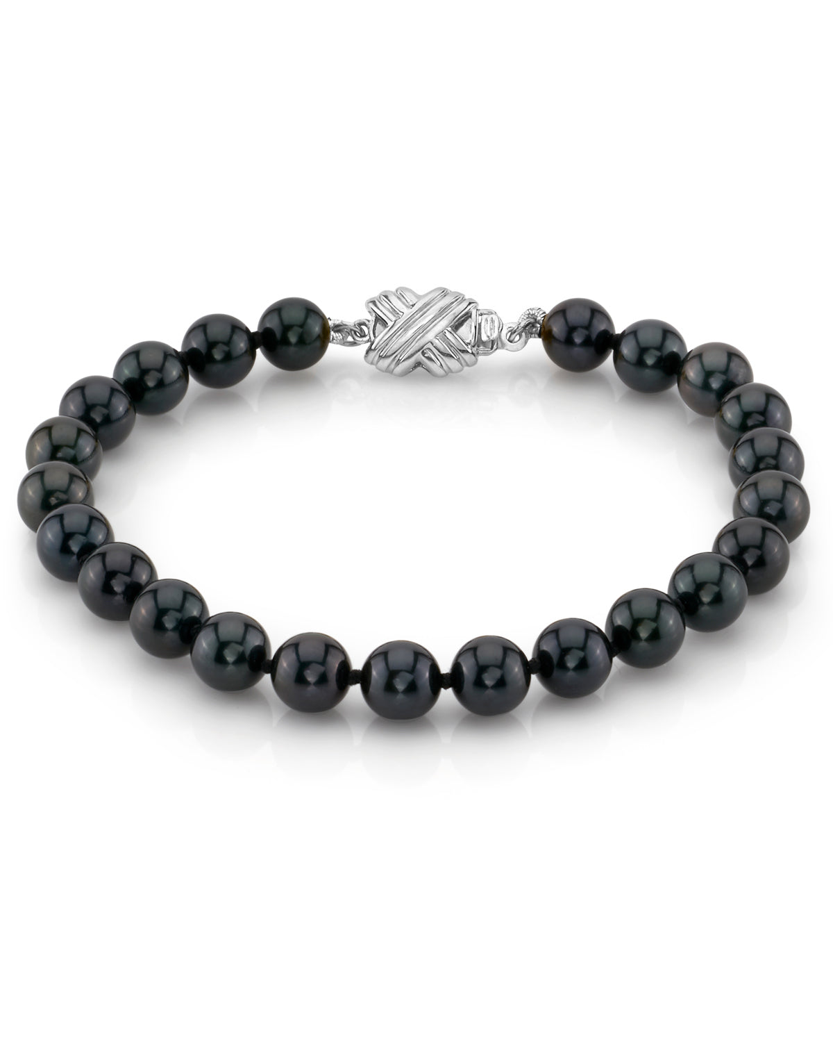 Men's Pearl Bracelet | Turquoise/Black/Grey Seed Beads – Strands and Bands  by Fran