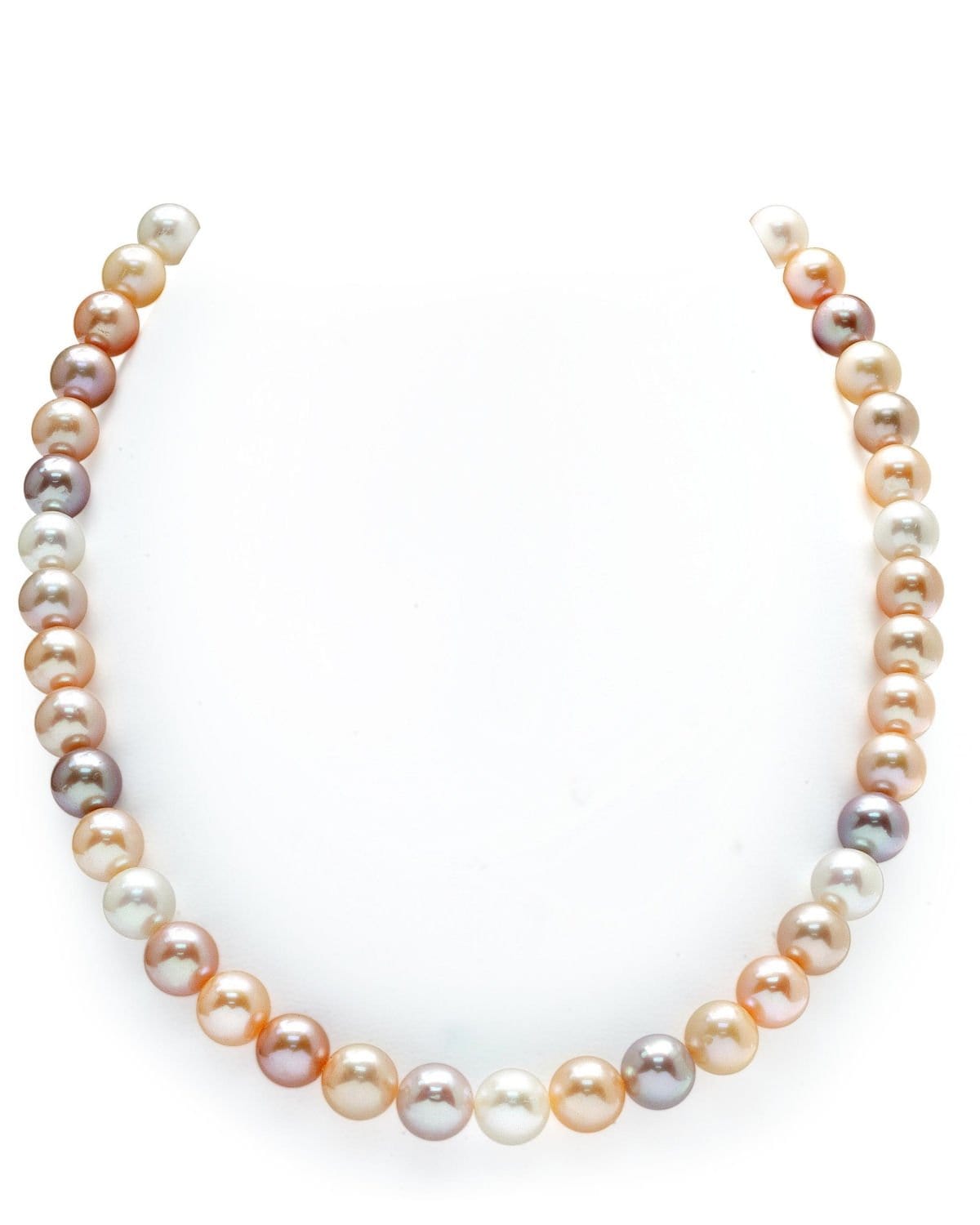 5-8mm Round Multi-color Freshwater Pearl Necklace - 64” orders