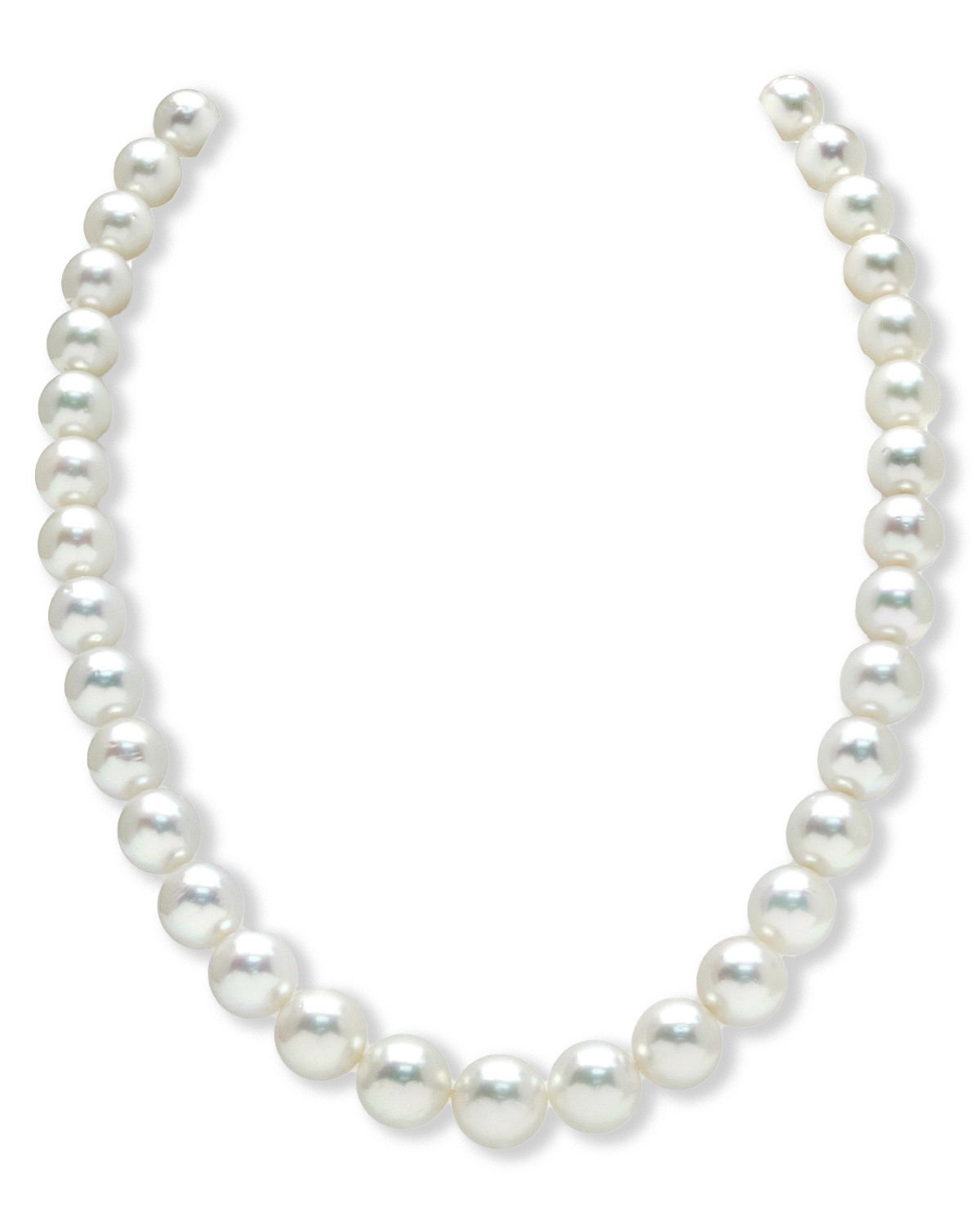 9-11mm White South Sea Pearl Necklace - AAA Quality - Pure Pearls