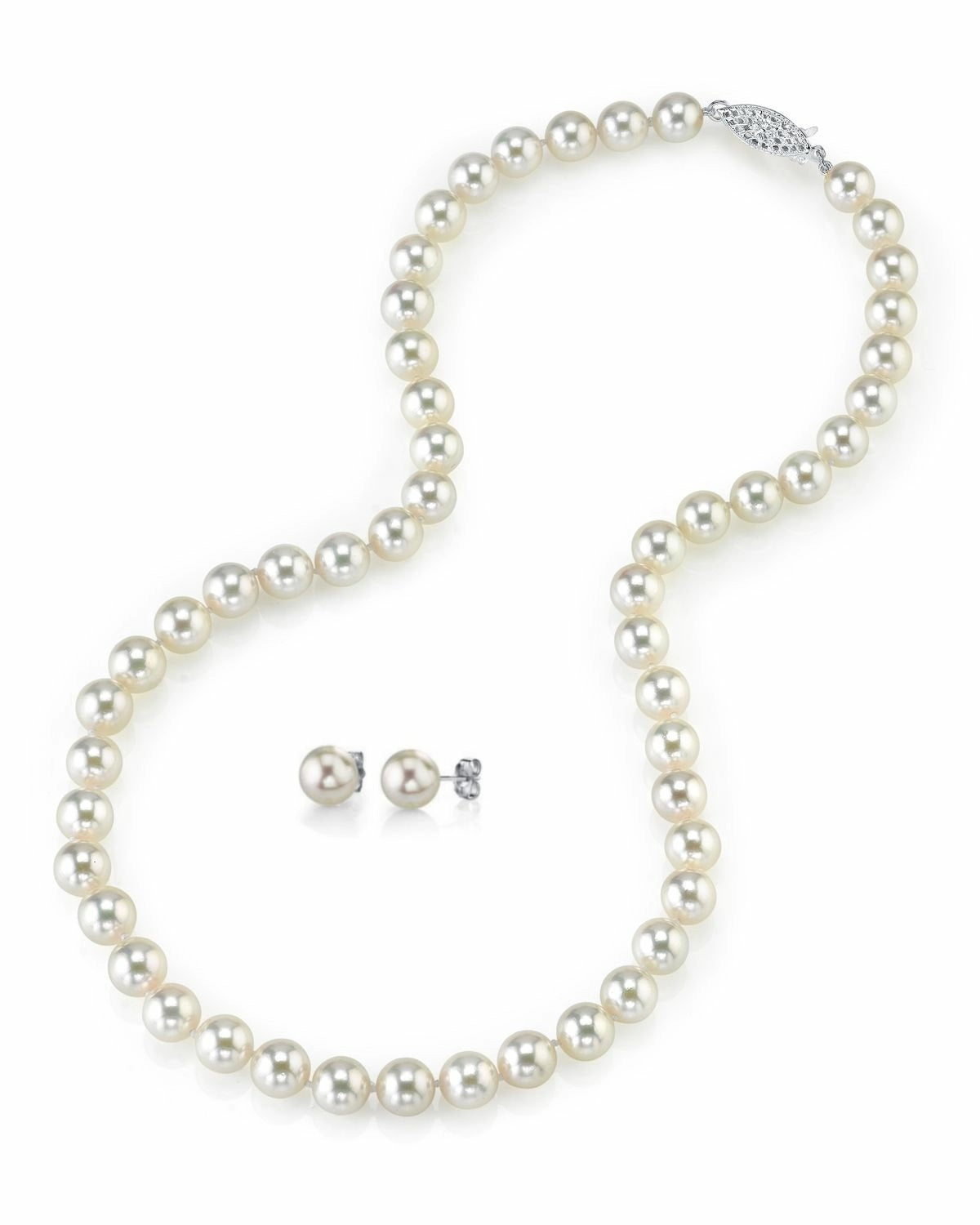 Delightful Lavender Semi-Round Pearl Necklace With Starry Rose Gold Pendant  - Pure Pearls