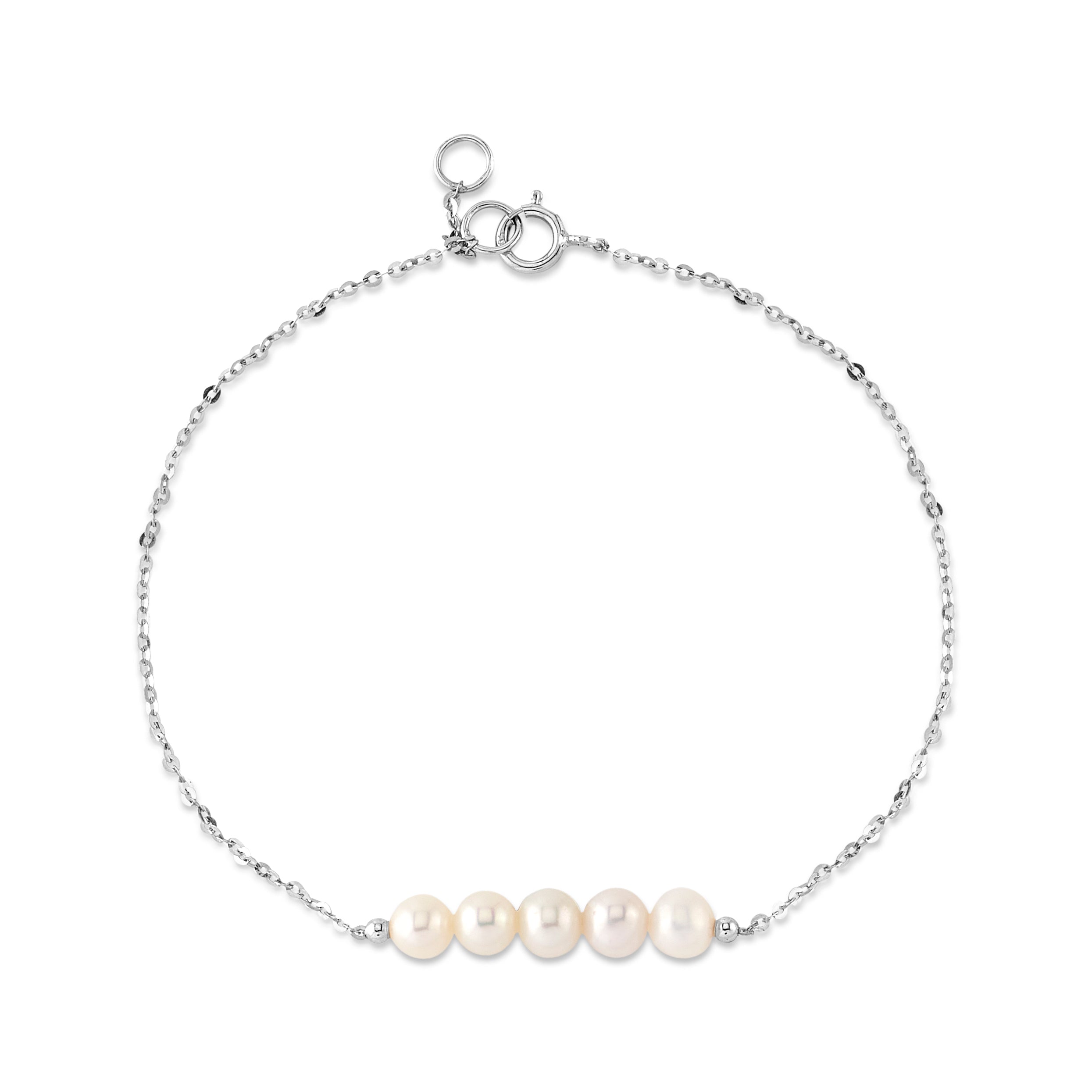 14K Gold Freshwater Pearl Addie Bracelet - Pure Pearls