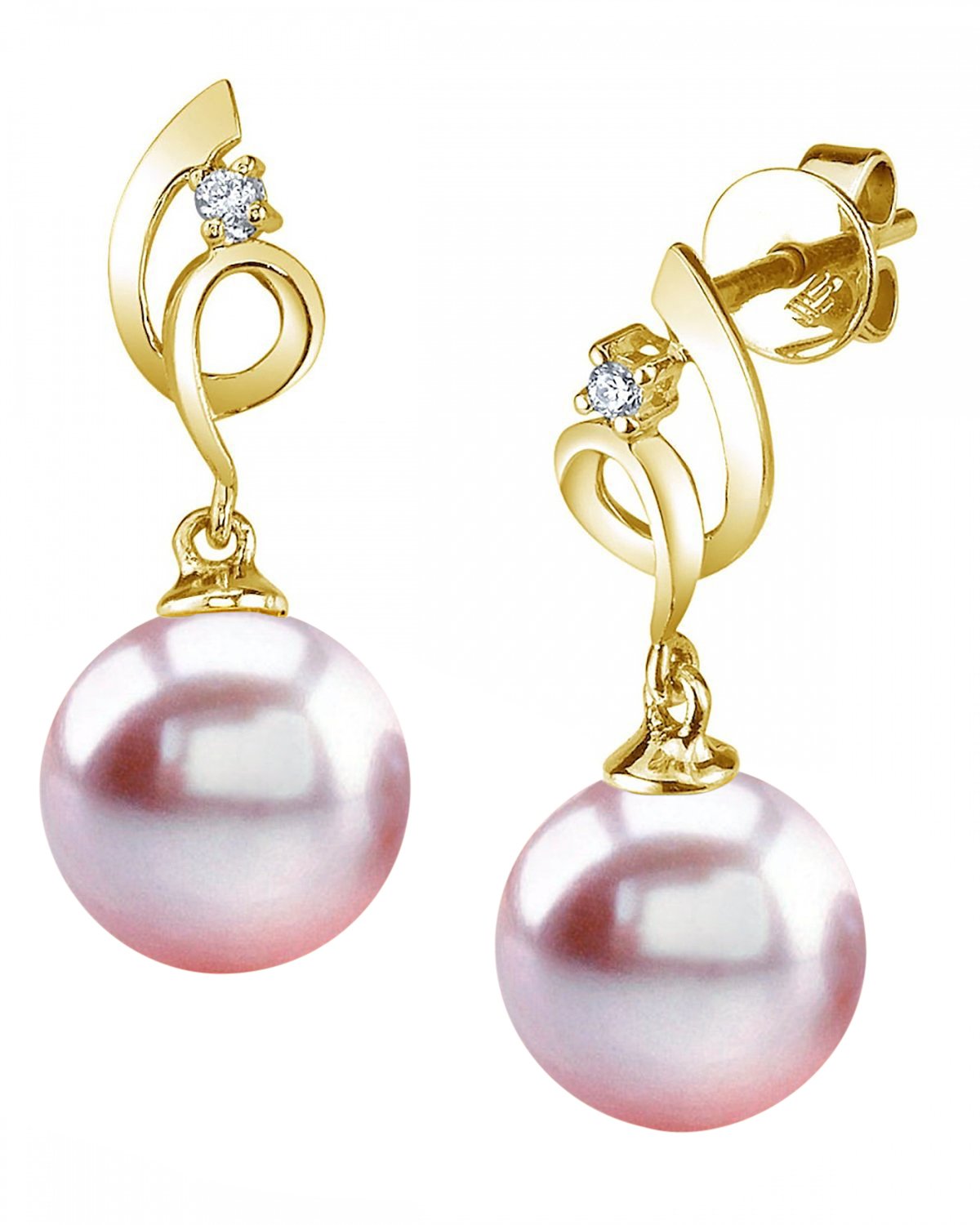 Buy Pink meenakari and pearl earrings by Nepra by Neha Goel at Aashni and Co